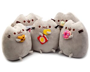 Комплект М'яких іграшок коти Pusheen cat з п'яти штук (vol-754)