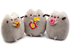 Комплект М'яких іграшок коти Pusheen cat з трьох штук (vol-755)