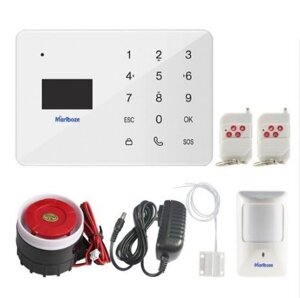 Комплект сигналізації GSM Alarm System Marlboze А2 modern plus Білий (IIF7G3NFH3BBCHCK)