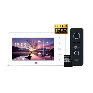 Комплект відеодомофона Neolight NeoKIT HD+ White + Black