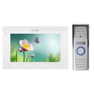 Комплект відеодомофона Slinex SQ-07MTHD White і ML-15HD Silver