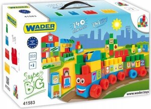 Конструктор Middle Blocks Супер великий 140 елементів Wader IR44993