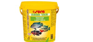 Корм для цихлід та інших великих риб Sera cichlids sticks Nature 10000 мл 2 кг (4001942002202)