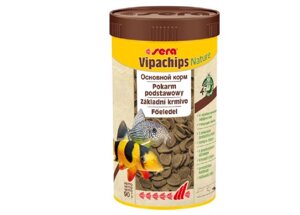 Корм для риб що мешкають біля дна Sera Vipachips Nature Чіпси 250 мл 90 г (4001942005159)