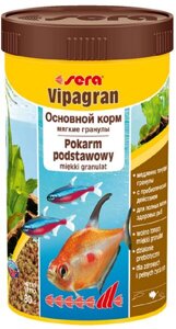 Корм для всіх акваріумних риб гранули Sera vipagran Nature 250 мл 80 г (4001942002028)