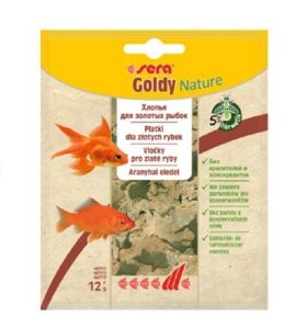 Корм для золотих рибок Sera Goldy Nature Пластівці 12 г (4001942008327)