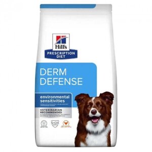 Корм Hill's Prescription Diet Canine Derm Defense сухий протизапальний при дерматитах і захворюваннях шкіри і