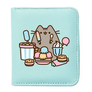 Гаманець 2Life Pusheen cat 11х10 см Кіт із солодощами М'ятний (v-12192)