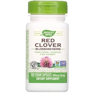 Червона конюшина Nature's Way Red Clover Blossom/Herb 800 mg 100 Veg Caps NWY16000