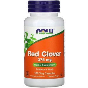 Червона конюшина NOW Foods Red Clover 375 mg 100 Veg Caps