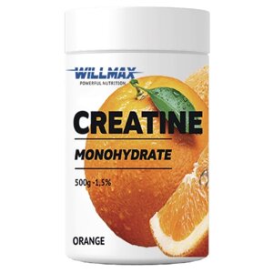 Креатин моногідрат Willmax Creatine Monohydrate 500 g /100 servings/ Orange