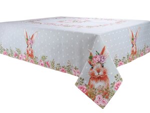 Кухонна скатертина Lefard 140х220 см Rabbit in flowers (AL219110 )