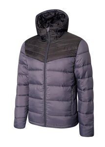 Куртка чоловіча зимова Dare 2B Hot Shot Hooded Baffled Jacket Ebony Grey/Black M