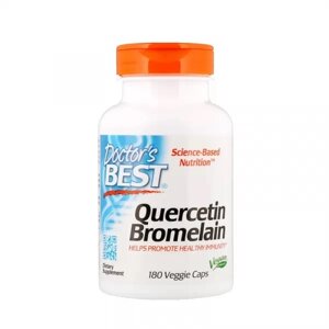 Кверцетин Doctor's Best Quercetin Bromelain 180 Veg Caps