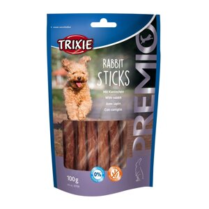 Ласощі для собак Trixie 31709 Premio Rabbit Sticks кролик 100 г (4011905317090)