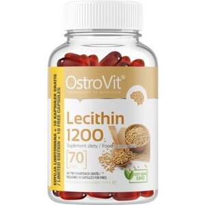 Лецитин для спорту OstroVit Lecithin 1200 70 Caps