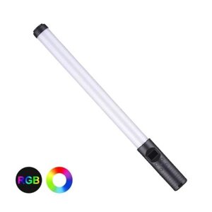 LED лампа для селфі з вбудованим дисплеєм, вбудованим акумулятором RGB Light stick (LS_1228)