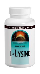 Лізин 1000 мг Source Naturals 100 таблетки (SN0142)