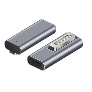 Магнітний перехідник MagSafeApple USB-C на MagSafe 2 MacBook Air/Pro Silver