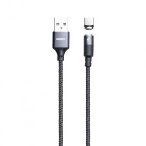 Магнітний зарядний кабель USB Remax RC-102a USB/Type C Zigie 1 m Black