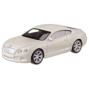 Машина металева bentley continental GT WELLY 44036CW масштаб 1:43 білий