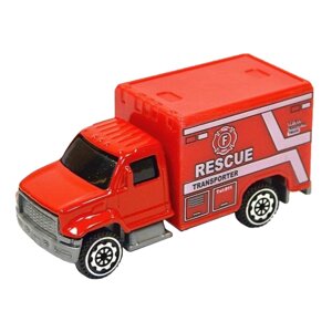 Машинка іграшкова Спецтехніка АвтоПром 7637 масштаб 1:64 металева Rescue