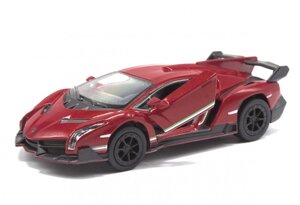 Машинка Kinsmart Lamborghini Veneno 1:36 KT5367W Червоний