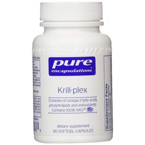 Масло криля Pure Encapsulations Krill-plex 60 Softgel Capsules PE-00683