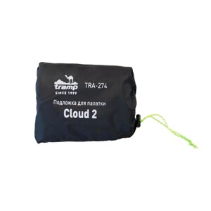 Мат для намету footprint 210 х 167 см Tramp Cloud 3 TRA-280 Чорний