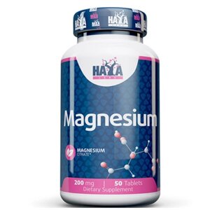 Мікроелемент Магній Haya Labs Magnesium Citrate 200 mg 50 Tabs