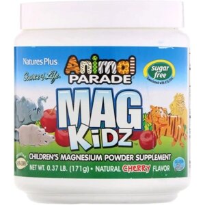 Мікроелемент Магній Nature's Plus NAP-29943 Animal Parade Mag Kidz Children's Magnesium 0.37 lb 171 g /45 servings/