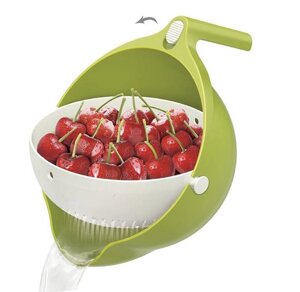 Миска-дуршлаг для ягід MESH strainer 2в1 green (300672GR)