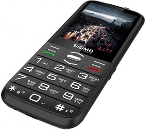 Мобільний телефон Sigma mobile Comfort 50 Grace Dual Sim Black