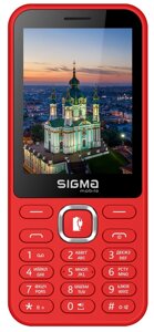 Мобільний телефон Sigma mobile X-style 31 Power Type-C Dual Sim Red