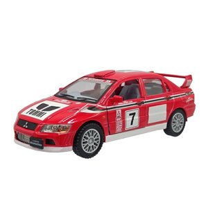 Модель автомобиля "Mitsubishi Lancer" Kinsmart KT 5072 W (Red) 1:32 - 1:36