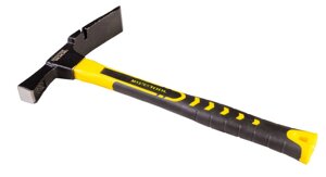 Молоток муляра MASTERTOOL 600 г HRC60 380 мм Yellow and Black (02-0124)