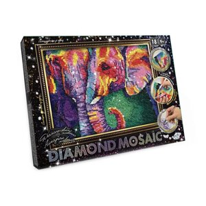 Мозаїка danko toys "diamond mosaic" слони DM-03-01-9