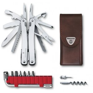 Мультитул Victorinox Swisstool Spirit X Plus Сріблястий (3.0235. L)