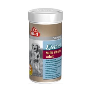 Мультивітамінний комплекс для дорослих собак Excel Multi Vitamin Adult 70 табл. 8 in 1 (660435 /108665)