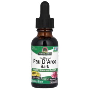 Мурашине дерево Nature's Answer Pau D'Arco Bark Alcohol-Free 2000 mg 30 ml 15 servings (000022187)