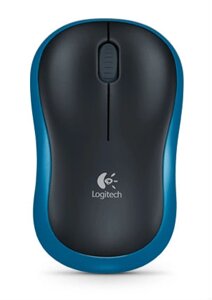 Миша бездротова Logitech M185 (910-002239) Blue USB