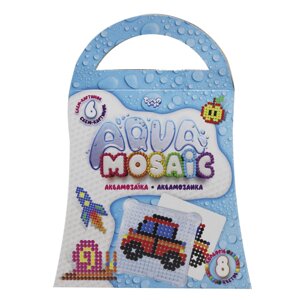 Набір для творчості АкваМозаїка Машинка Dankotoys (AM-02-01,02,03,04,05,06)