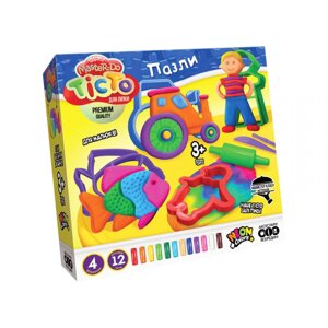 Набір для творчості Danko Toys "Тесто для ліплення Master Do" КАЗЛИ TMD-11-01U з формочками