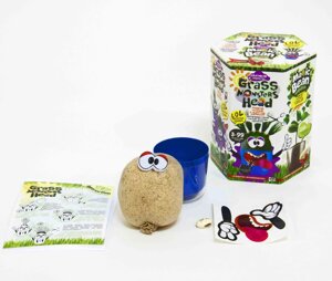 Набір креативної творчості Grass Monsters Head укр Dankotoys (GMH-01-03U)