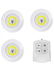 Набір нічників з пультом набір 3 шт OPT-TOP LED light with Remote Control set (1756375633)