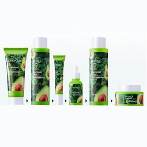 Набір для догляду за обличчям Bioaqua Niacinome Avocado Elasticity Moisturizing 6 в 1