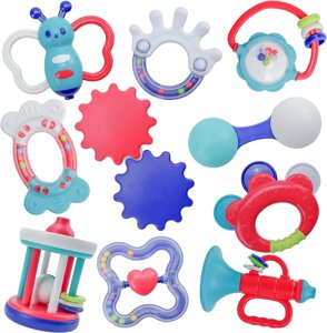 Набір брязкальця Sunlike Baby Toys 9 шт Multicolor (108236)