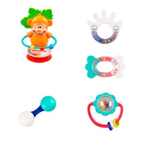 Набір брязкальця Sunlike Baby Toys Мавпочка 5 шт Multicolor (81880)