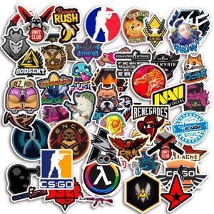 Набір стікерів GameStyle КС ГО (CS: GO) Counter-Strike Stickers Pack 50 шт 7015