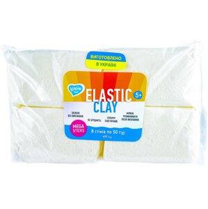 Набір повітряного пластиліну Elastic Clay White Окто (70165)